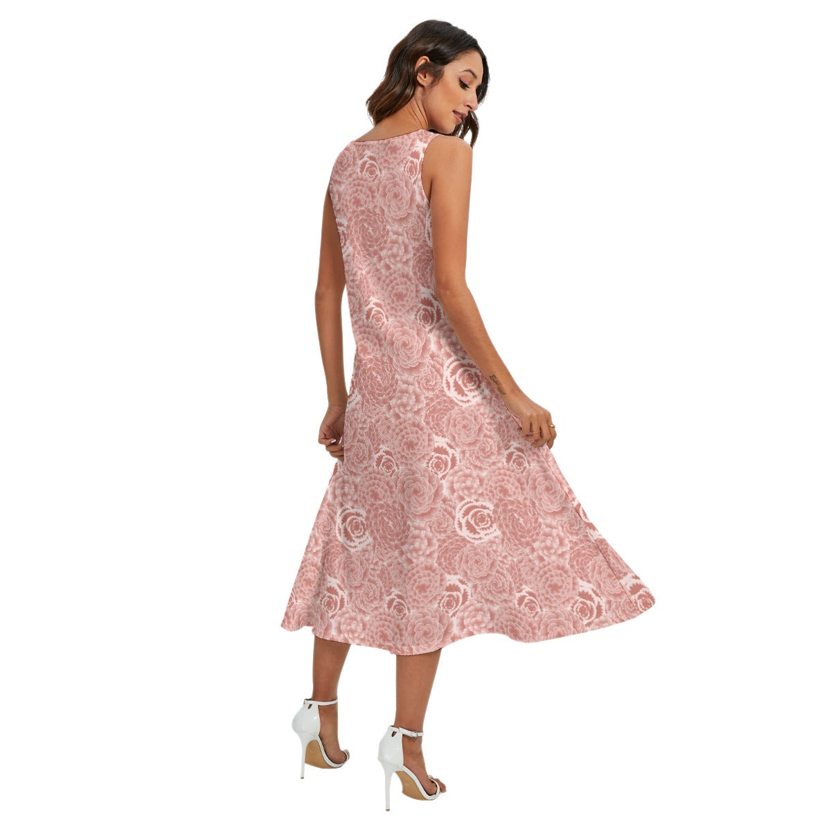 Mama Floral Adult Tank Dress