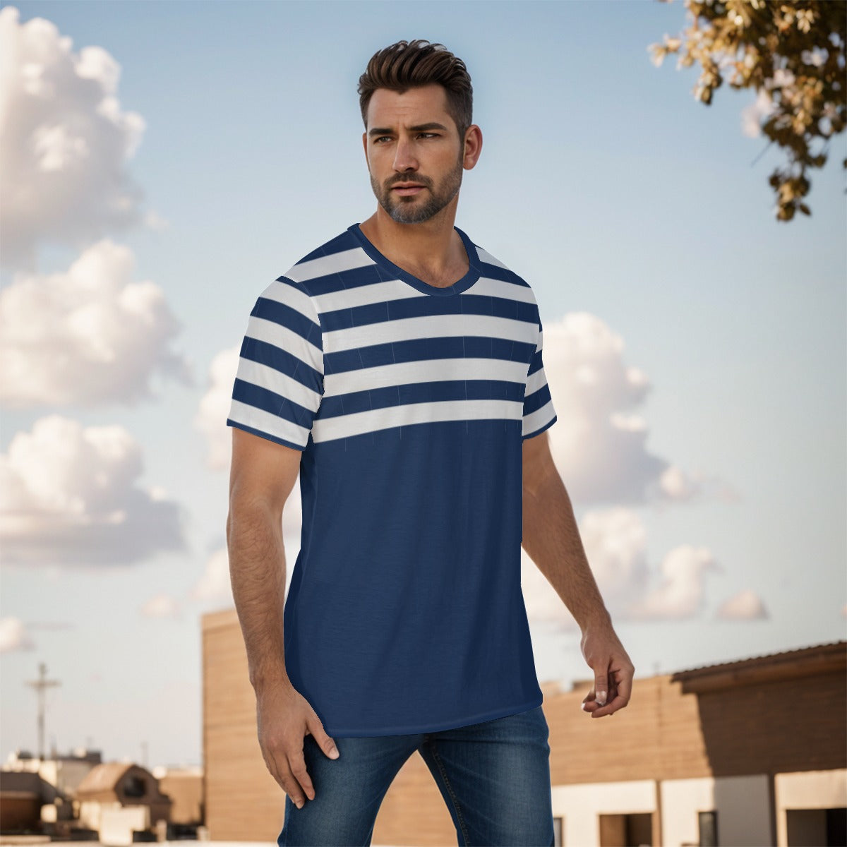 Striped Adult T-Shirt