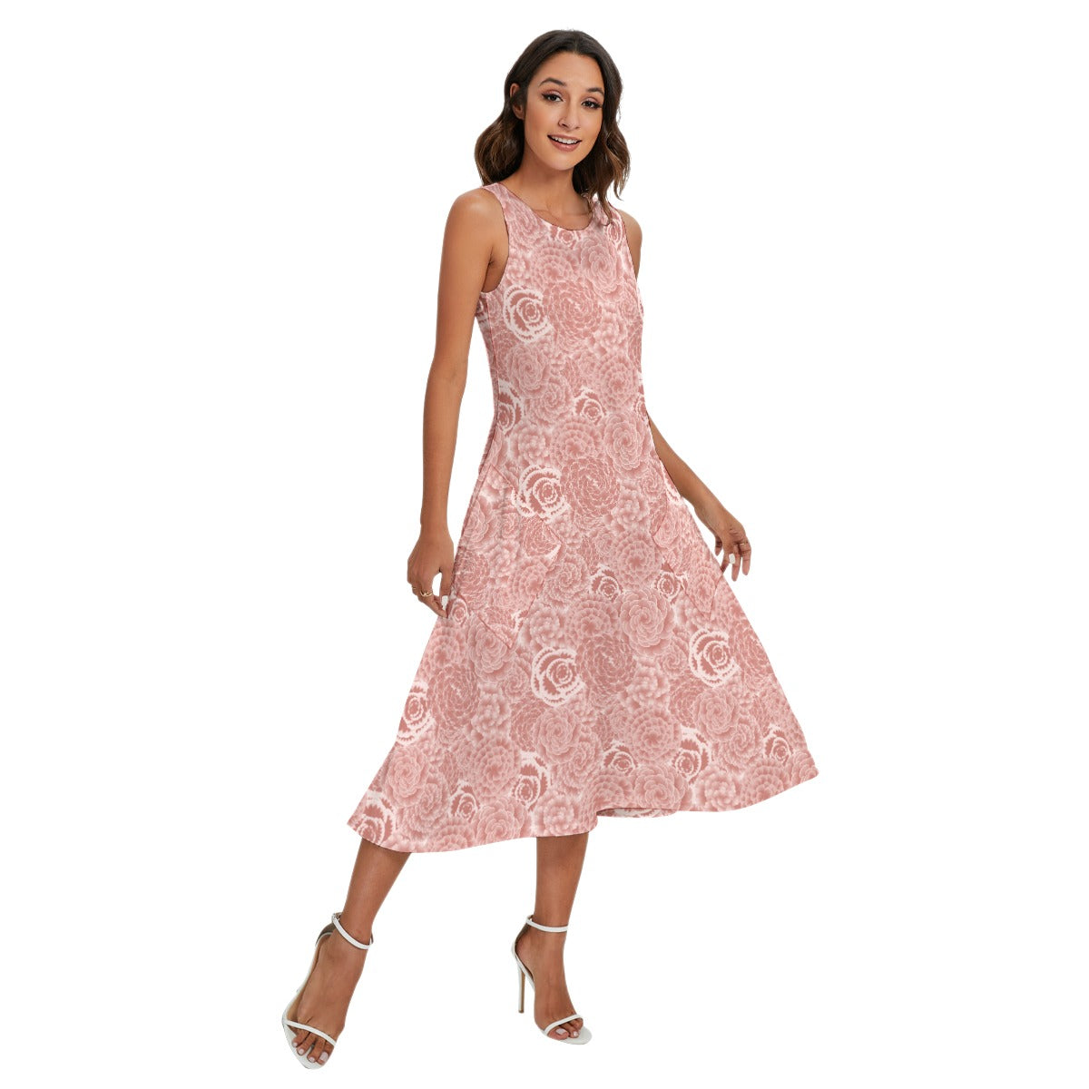Mama Floral Adult Tank Dress