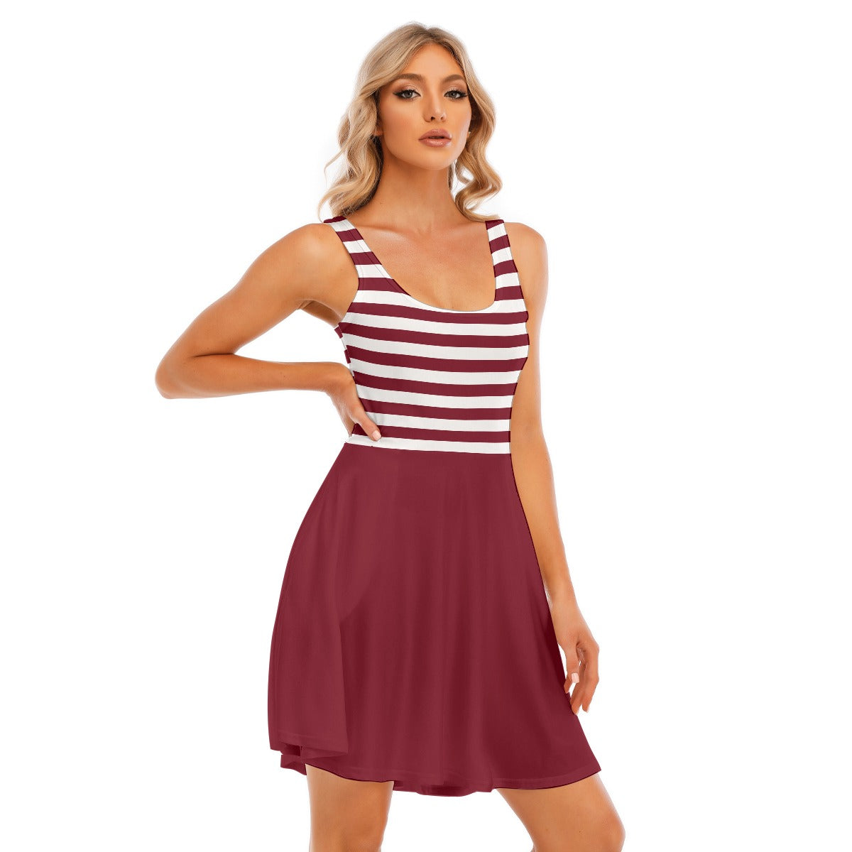 Striped Adult Dress