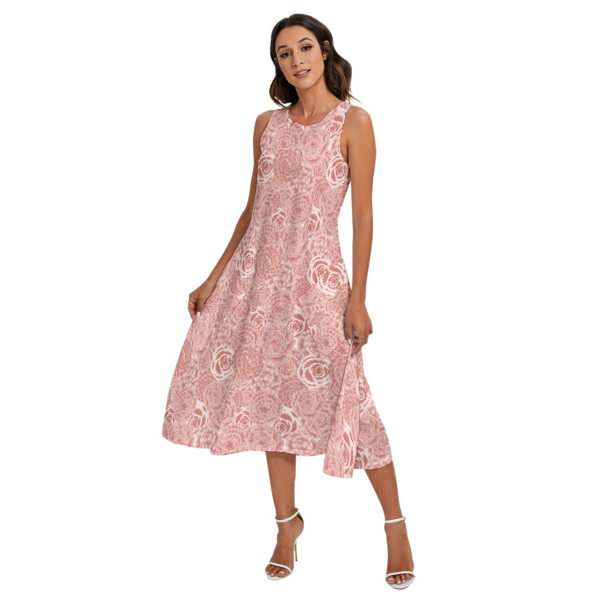 Mama Floral Adult Tank Dress