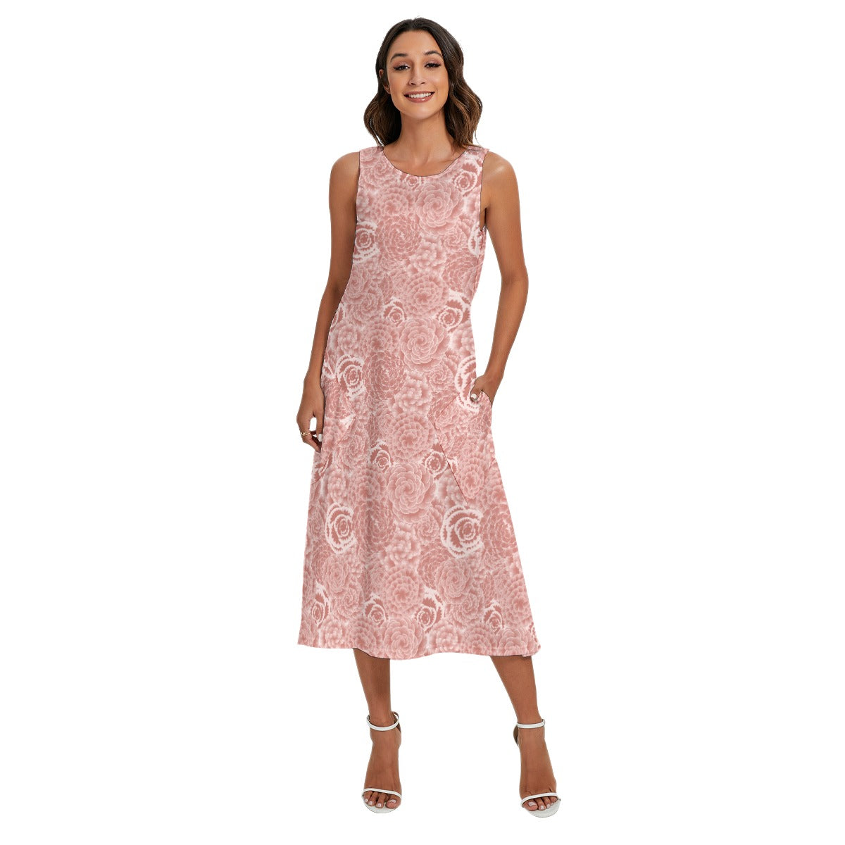 Mama Floral Adult Tank Dress