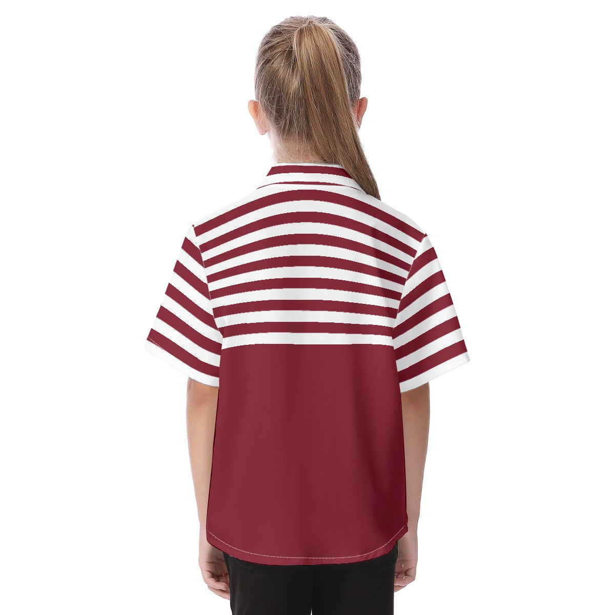 Striped Kid's Button Up