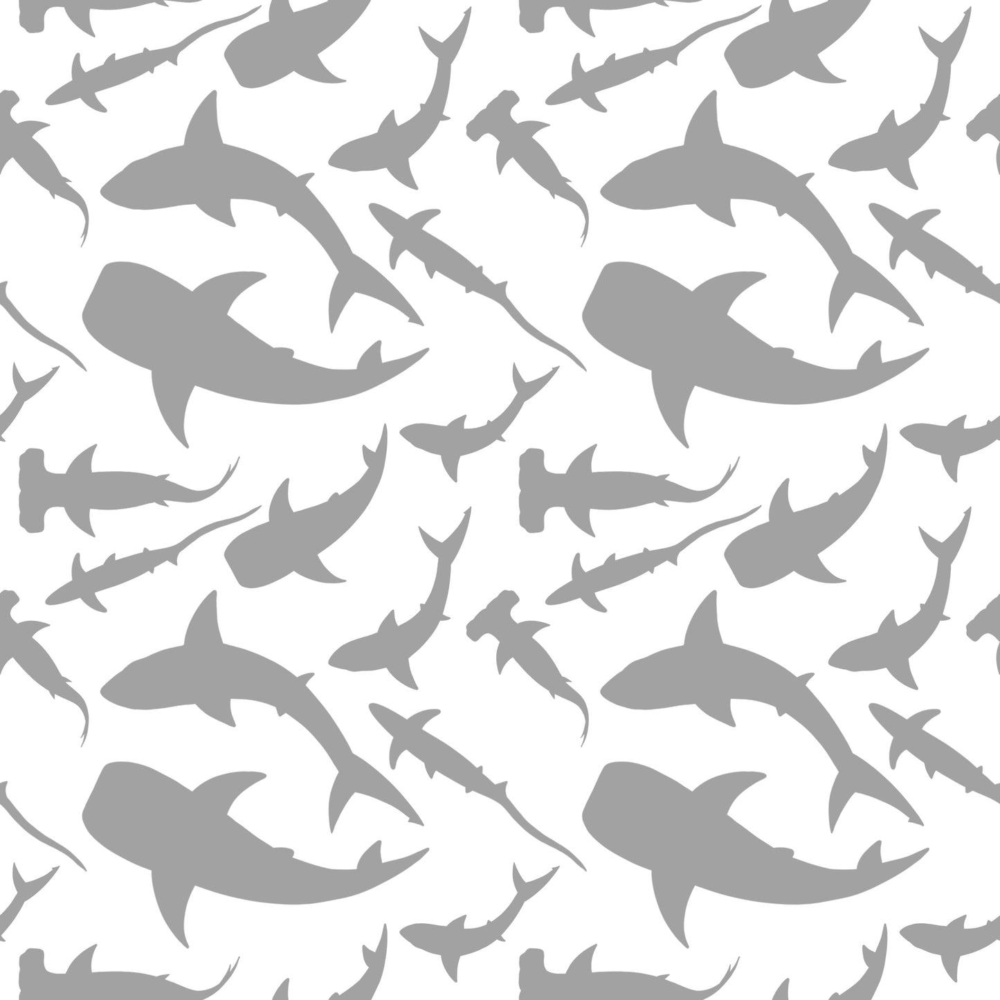 Corbata con estampado de tiburones