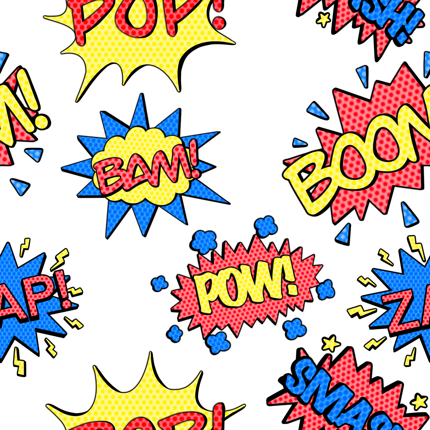 Bandana para mascotas con estampado de cómic