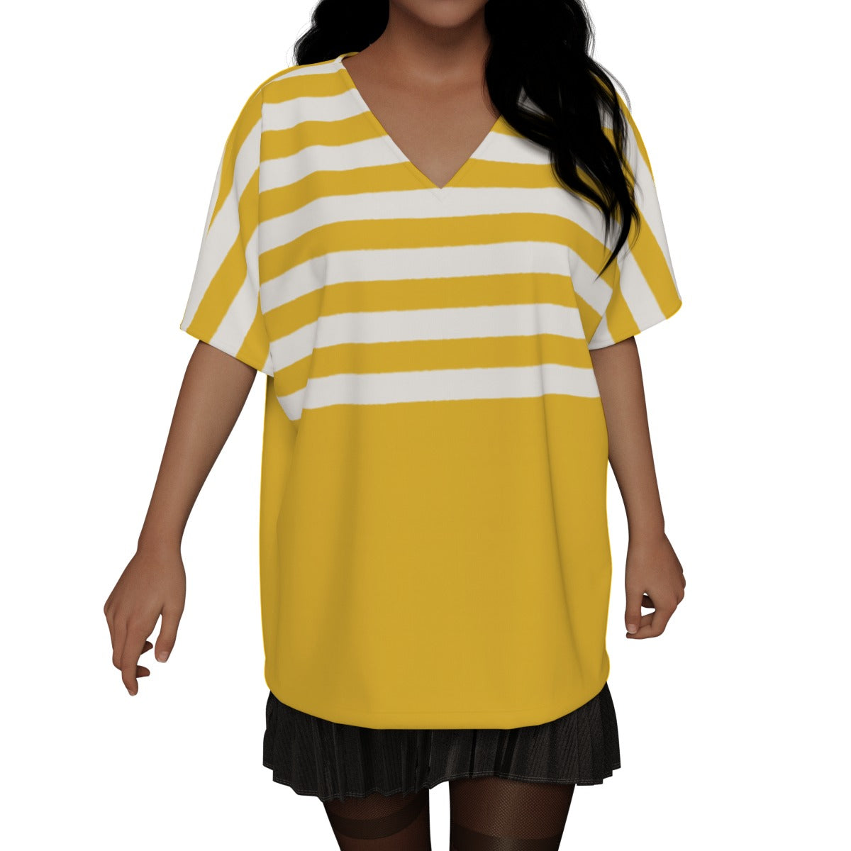 Striped Women's T Shirt