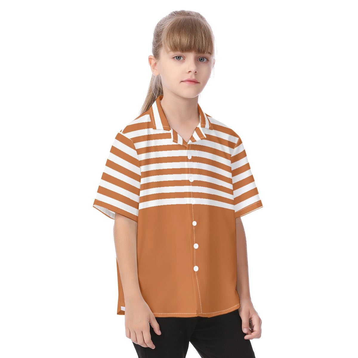 Striped Kid's Button Up