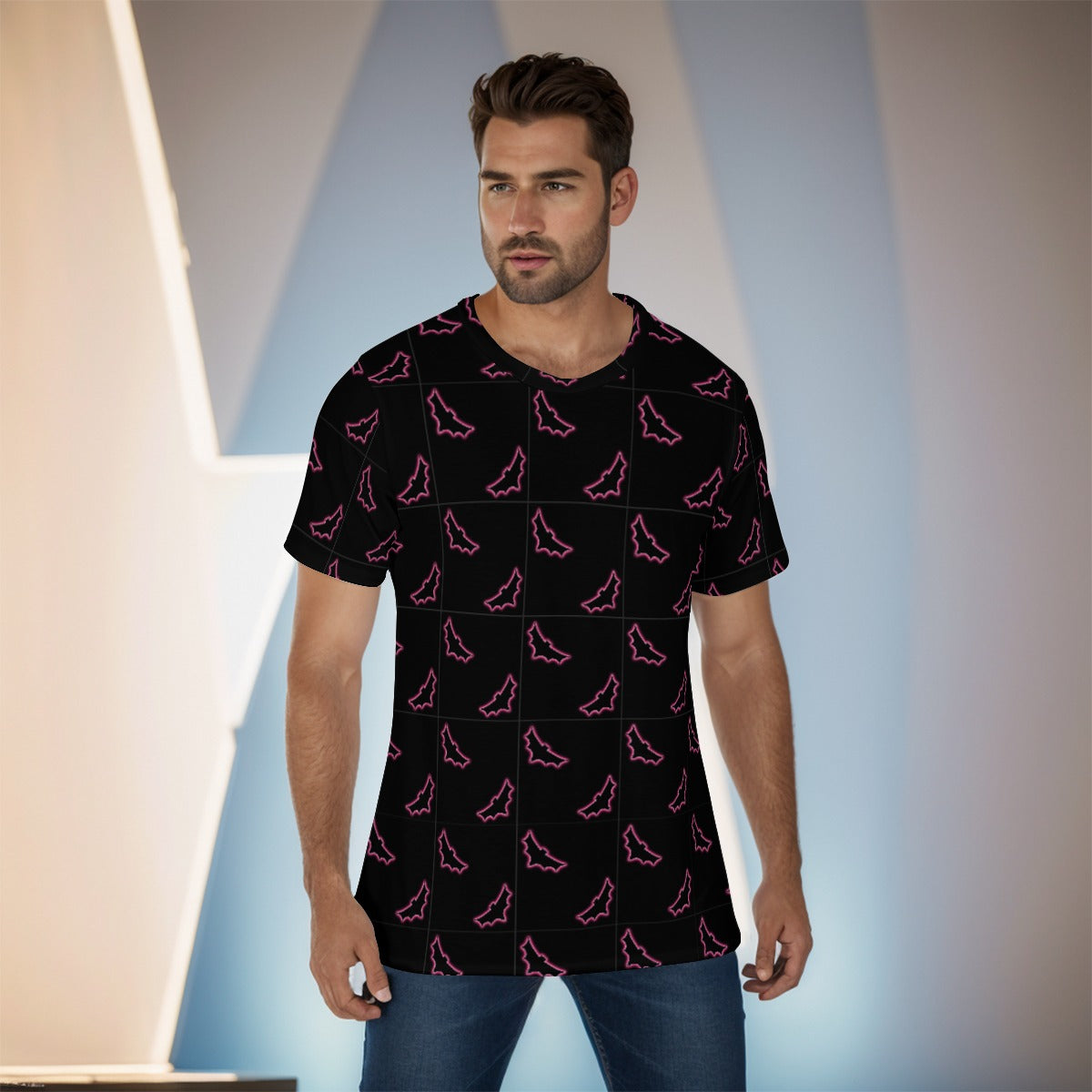 Neon Halloween Adult T Shirt