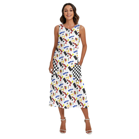 Let's Race! Adult Tank Dress