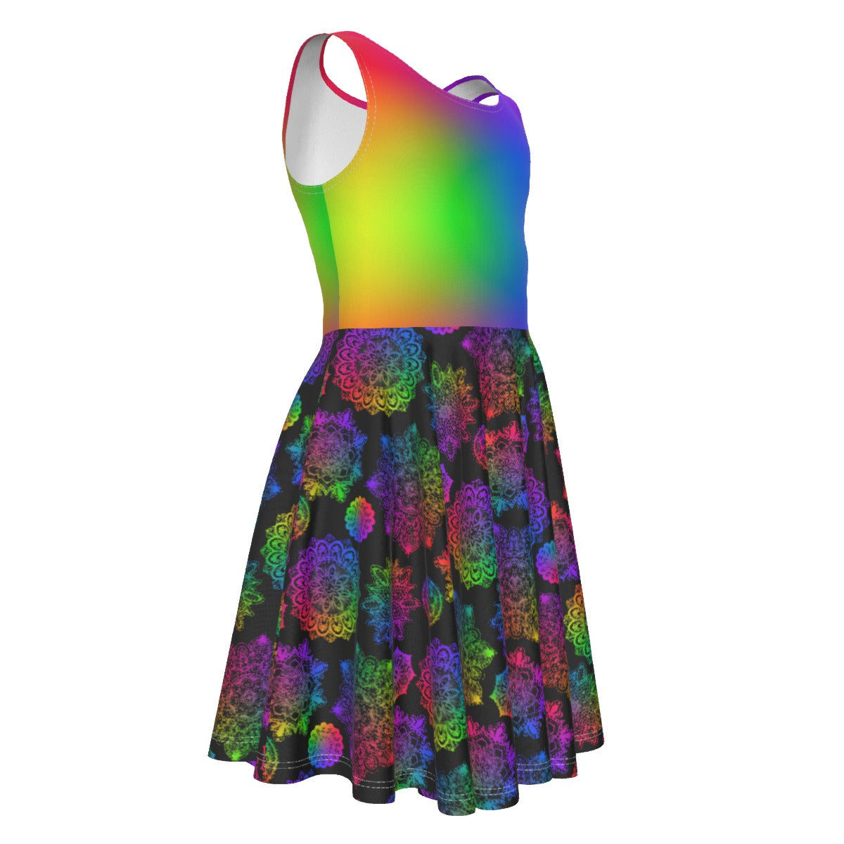 Rainbow Mandala Kid's Dress