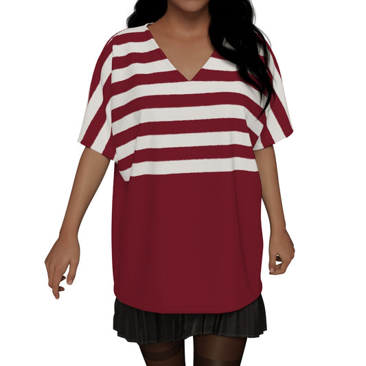 Striped Women's T Shirt