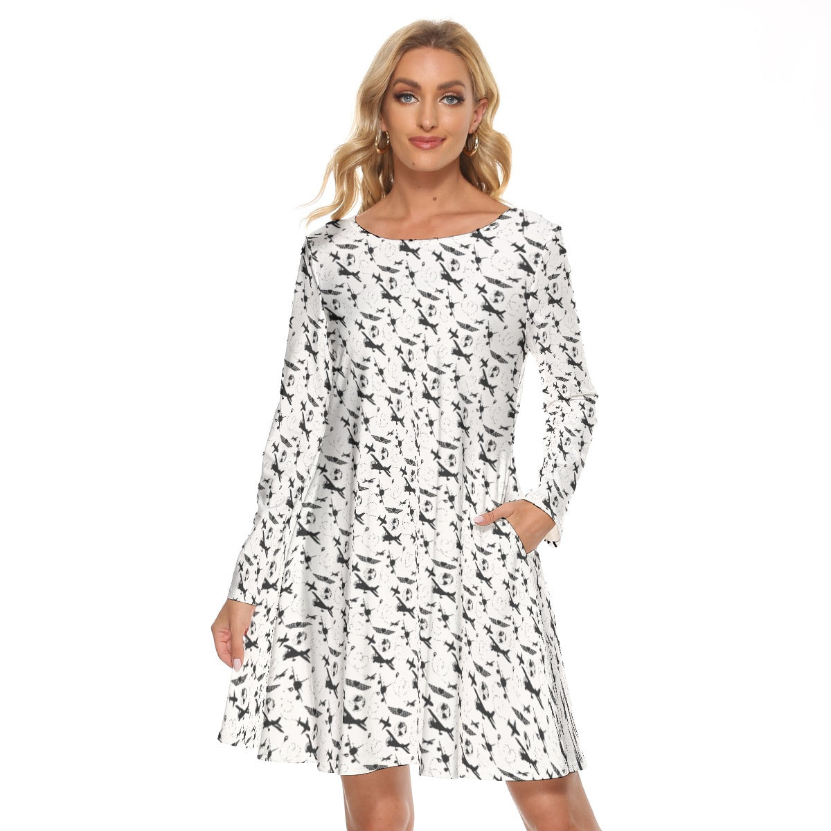 Cloud 9 Long Sleeve Adult Dress