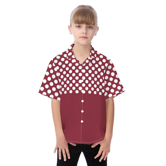 Polka Dot Kid's Button Up