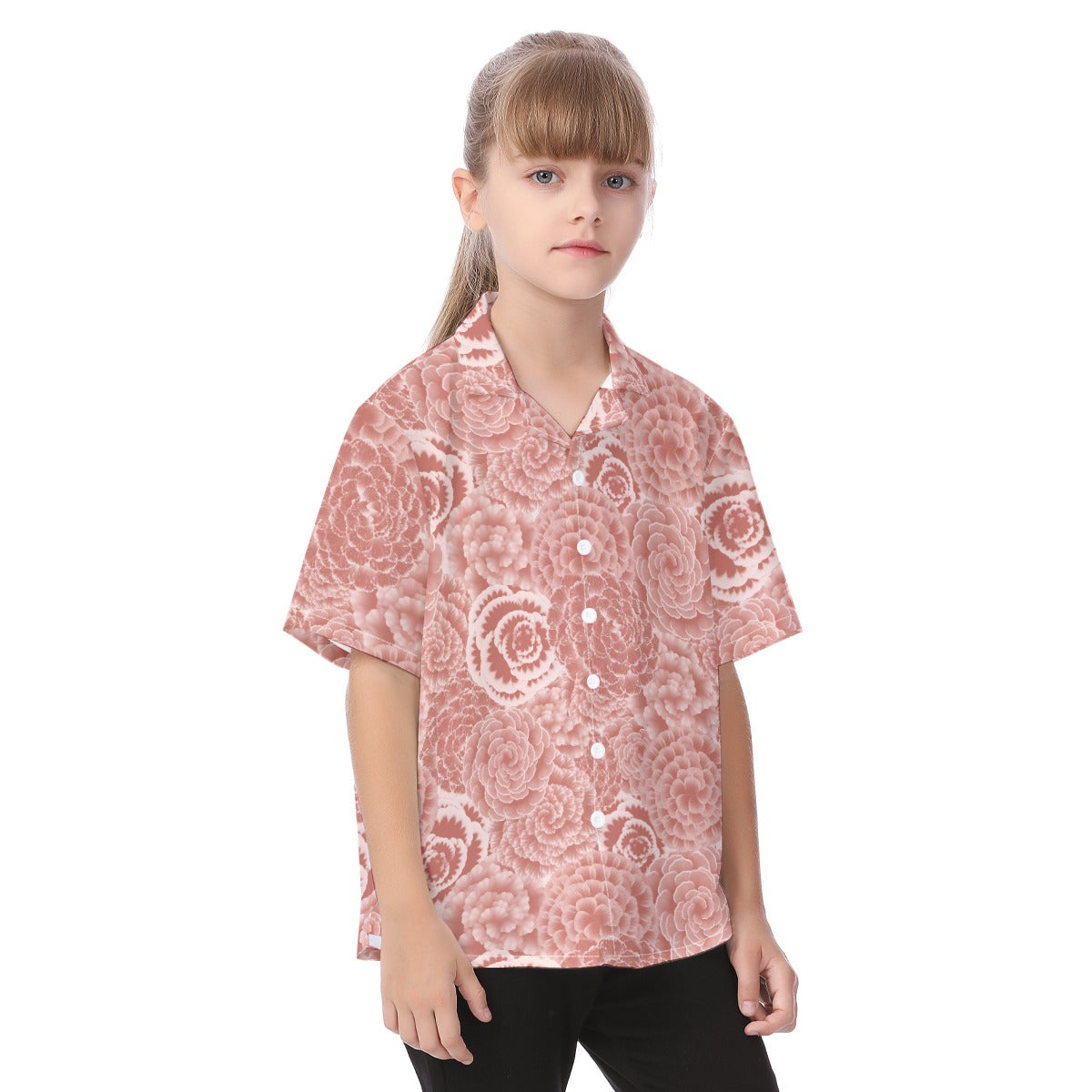 Mama Floral Kid's Button Up