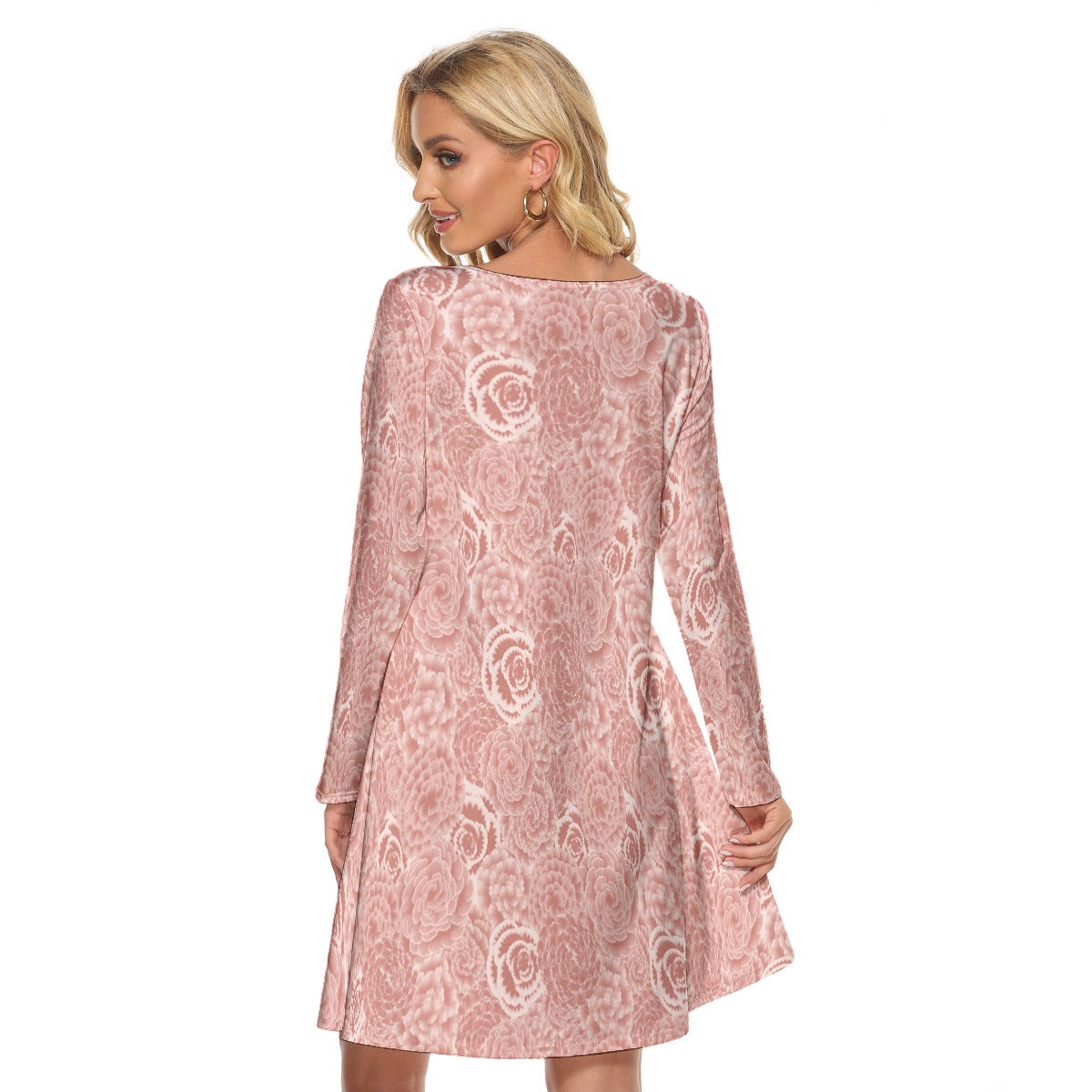 Mama Floral Long Sleeve Adult Dress