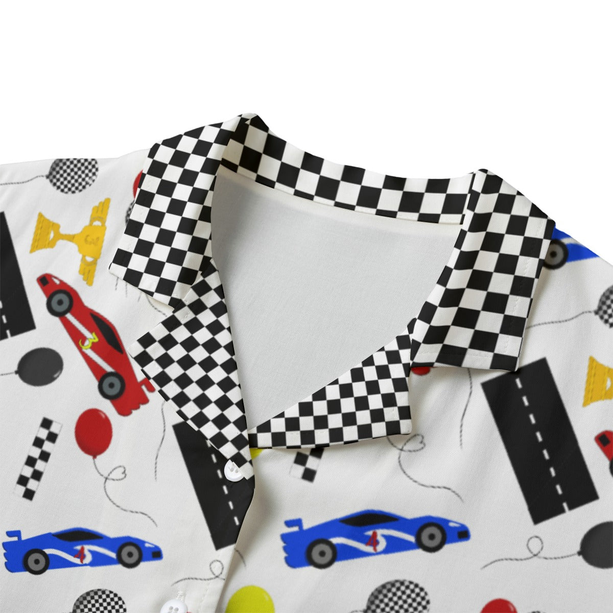 Let's Race! Women's Adult Button Up