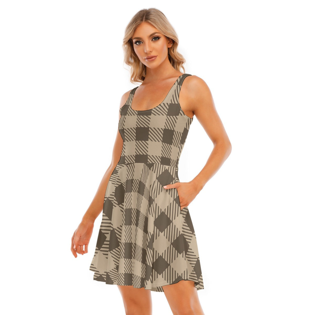 Fall Favorites Adult Dress Plaid