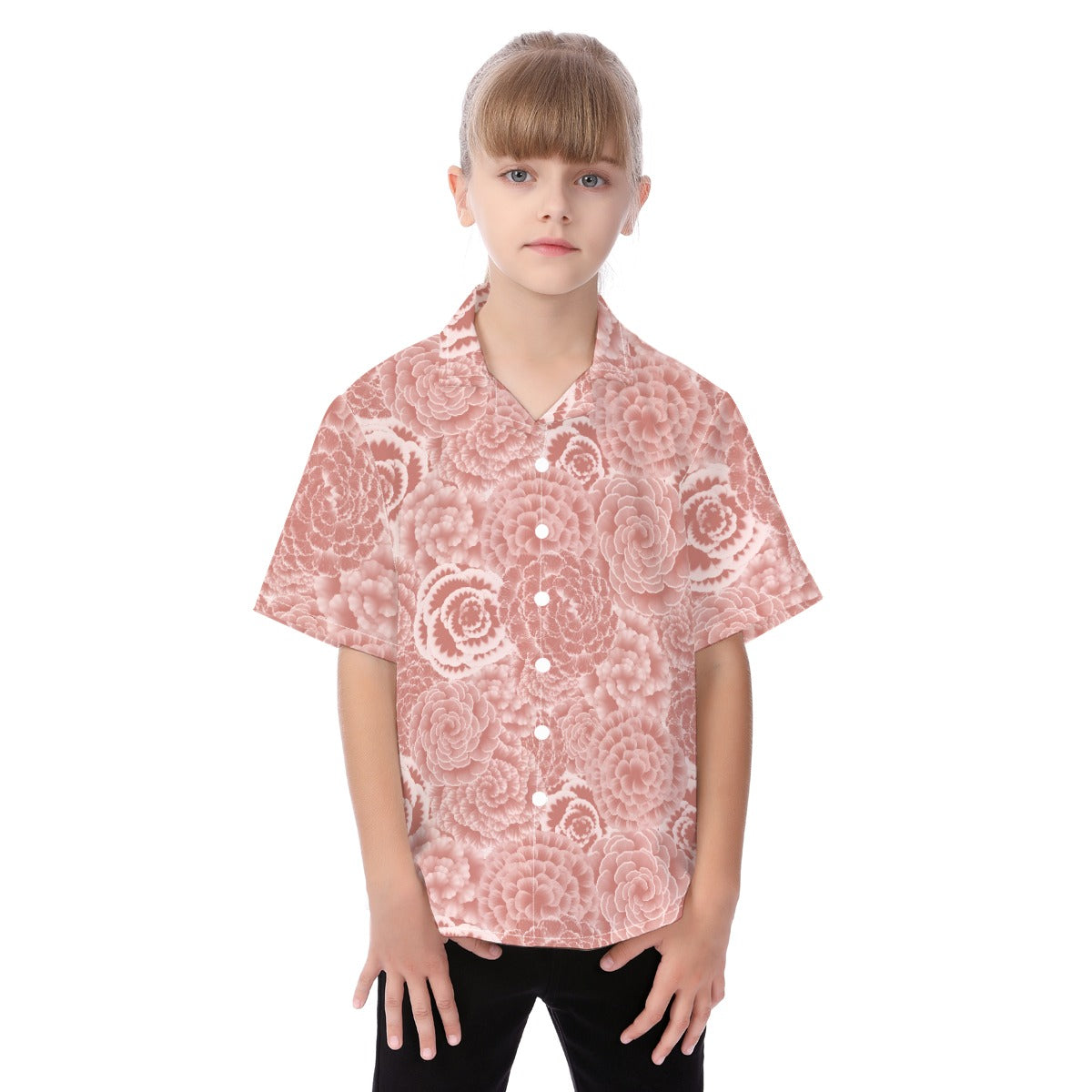 Mama Floral Kid's Button Up