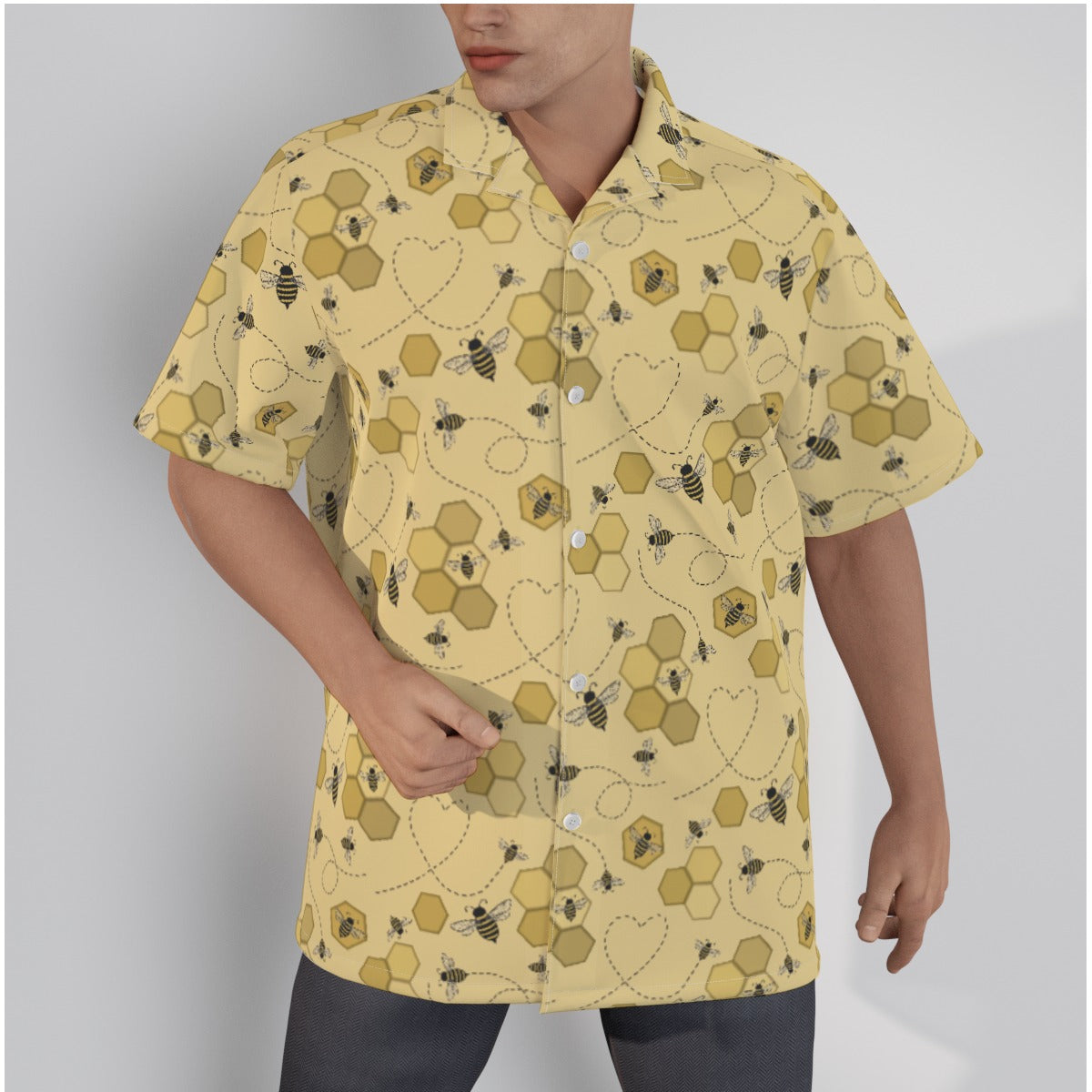 Bee-utiful Adult Button Up