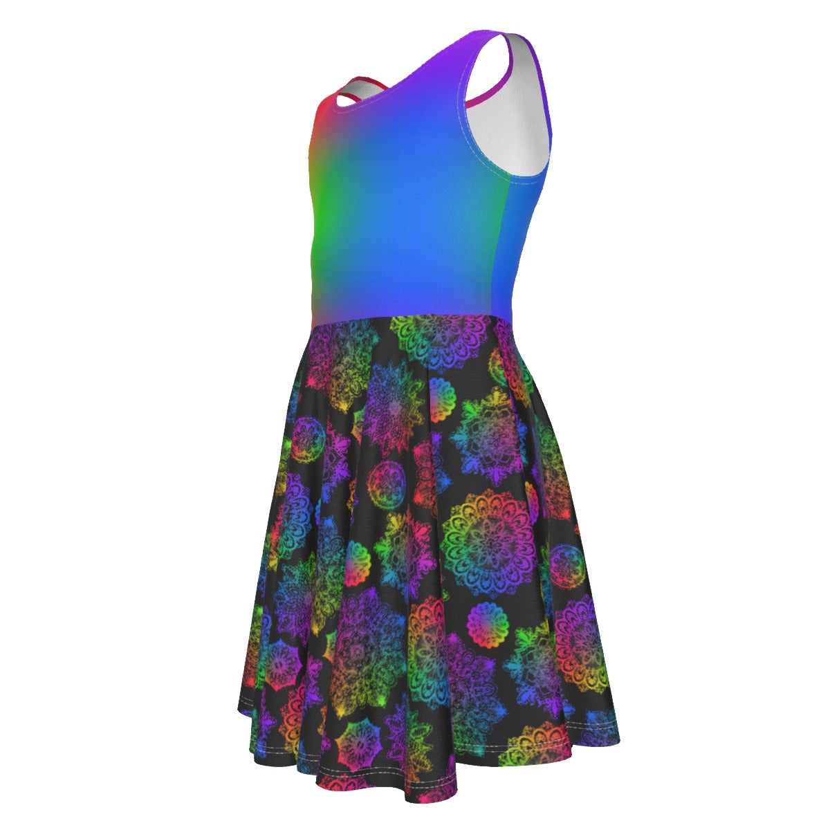 Rainbow Mandala Kid's Dress