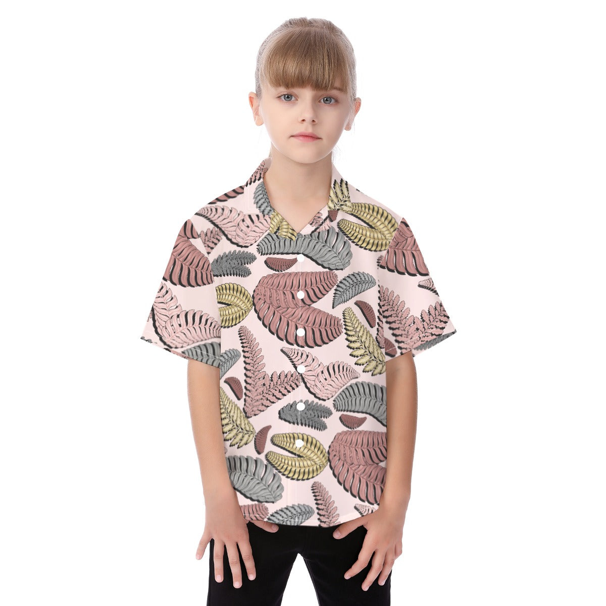 Tropic Like It's Hot Kid's Button Up