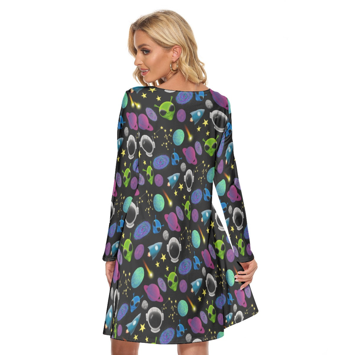 Out of This World Long Sleeve Adult Dress