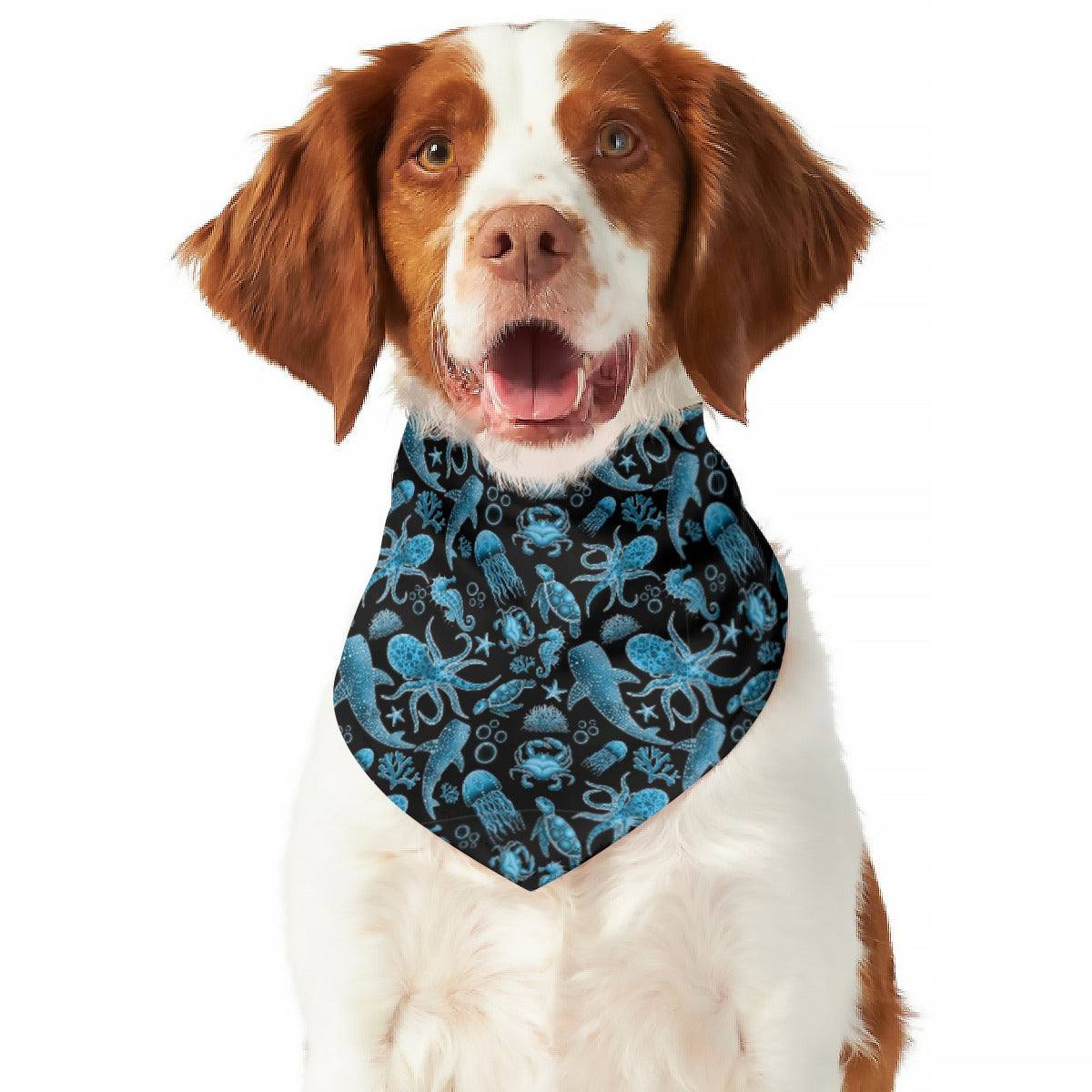 Bandana reversible para mascotas Deep Blue Sea