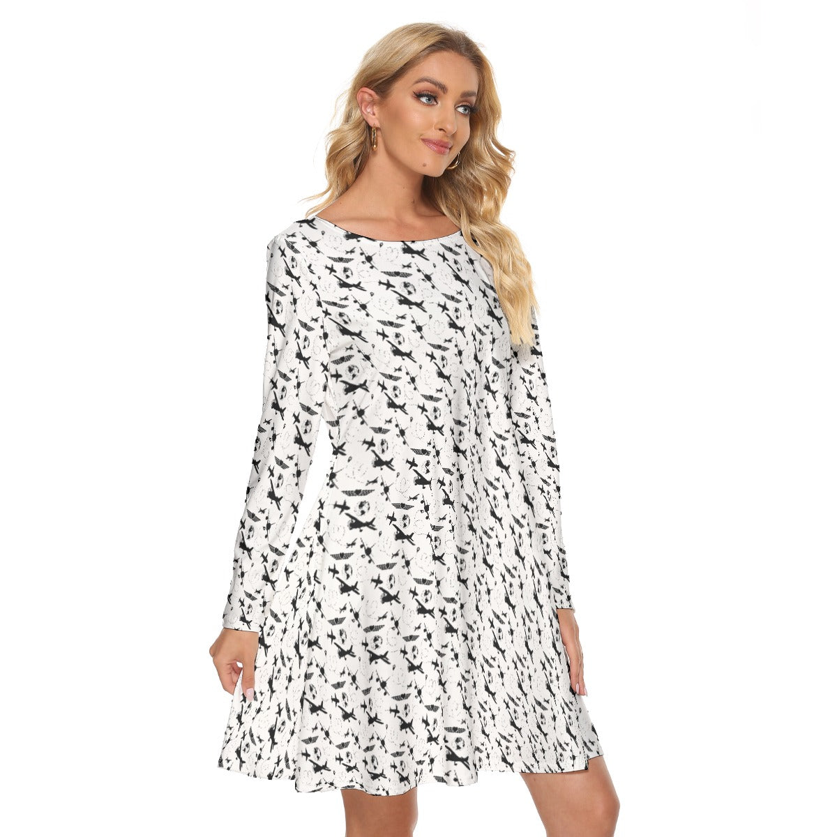 Cloud 9 Long Sleeve Adult Dress