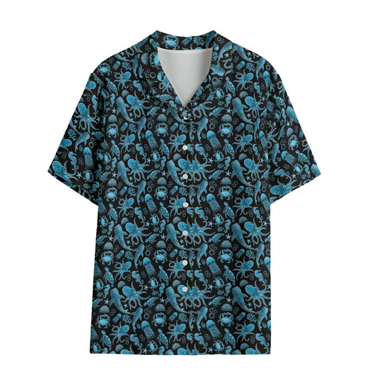 Deep Blue Sea Women's Button Up