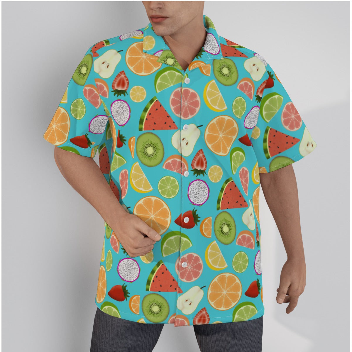 Tropical Twist Adult Button Up