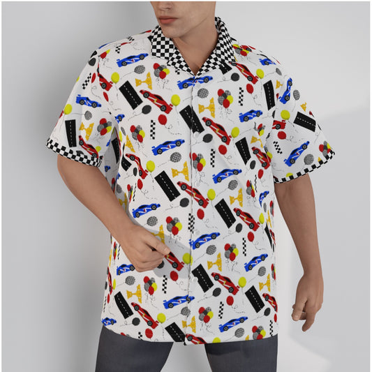 Let's Race! Adult Button Up