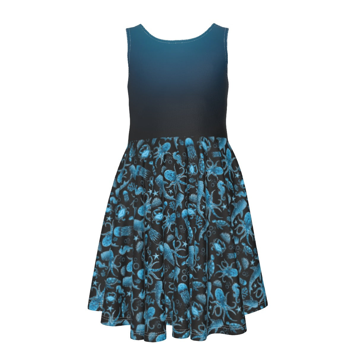 Vestido infantil Deep Blue Sea