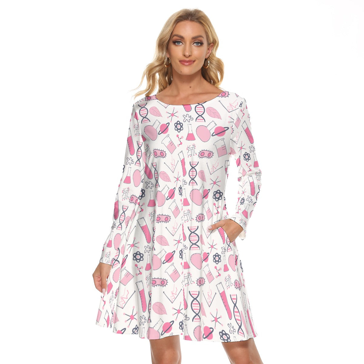 Scientific Long Sleeve Adult Dress