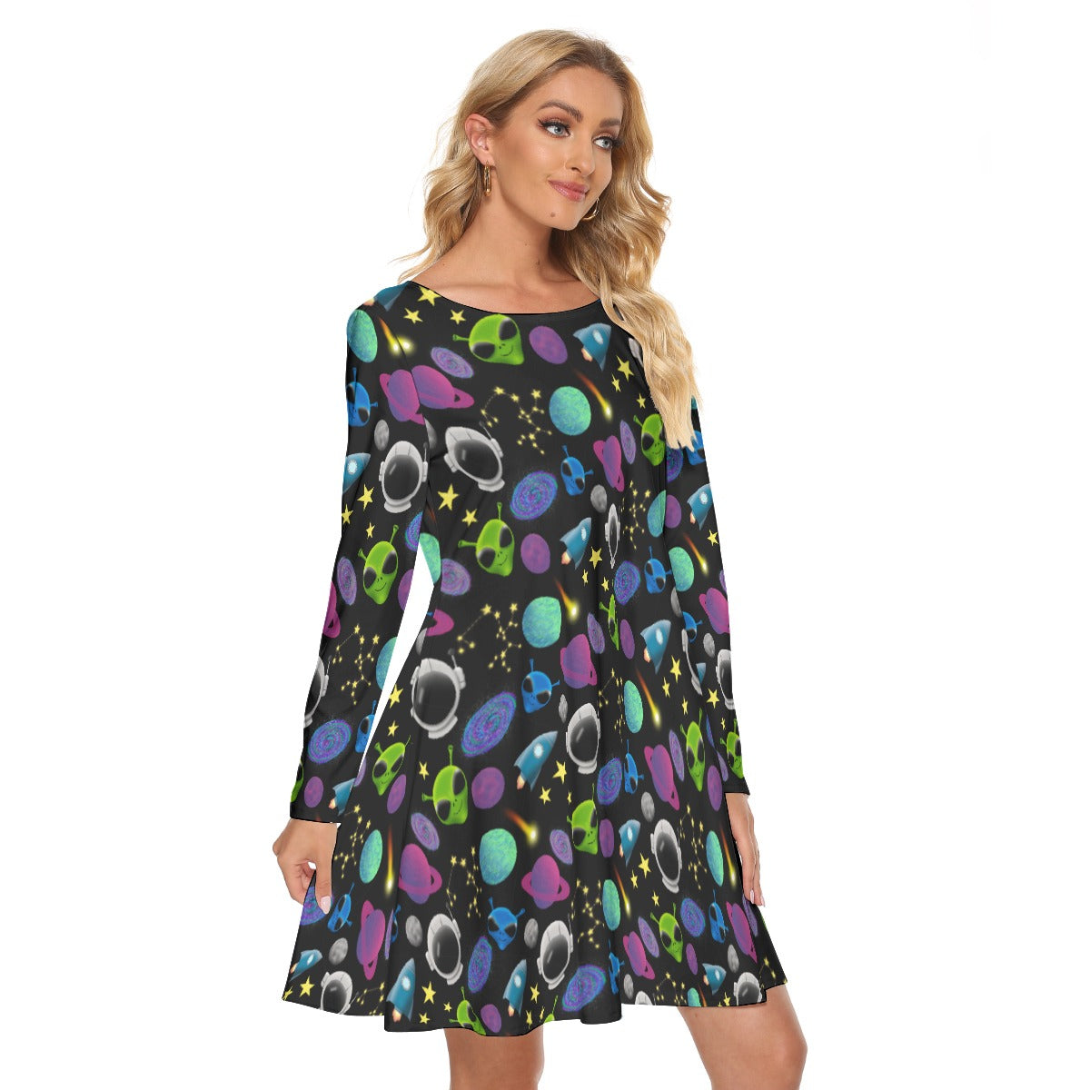 Out of This World Long Sleeve Adult Dress