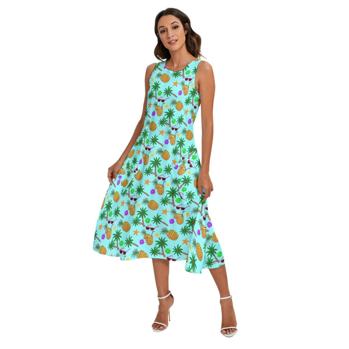 Tropical Getaway Adult Tank Dress