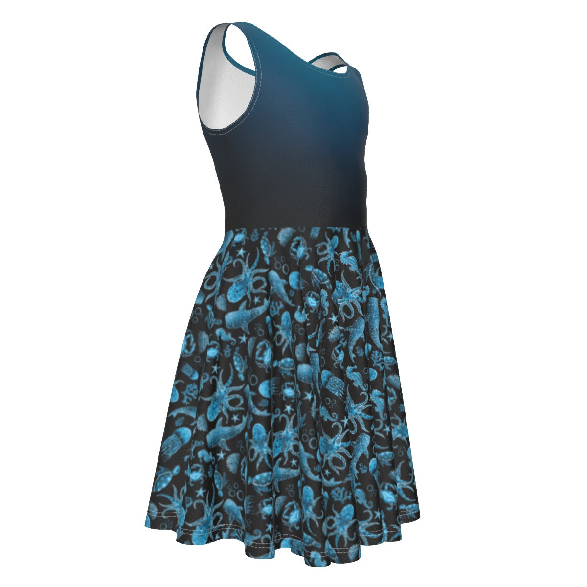 Vestido infantil Deep Blue Sea