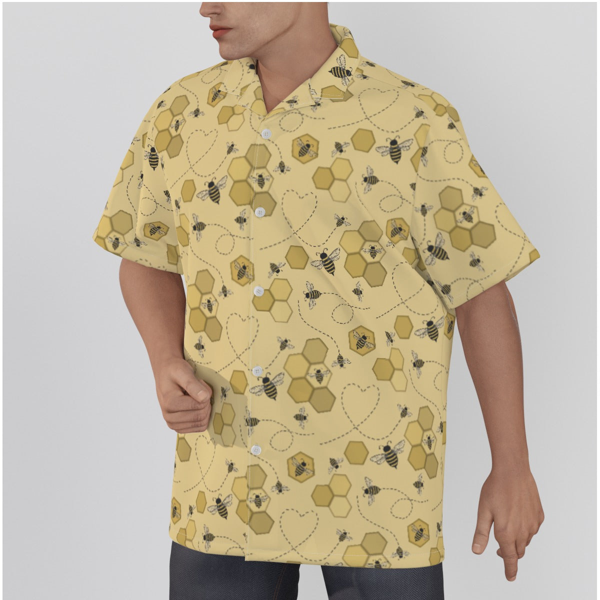 Bee-utiful Adult Button Up