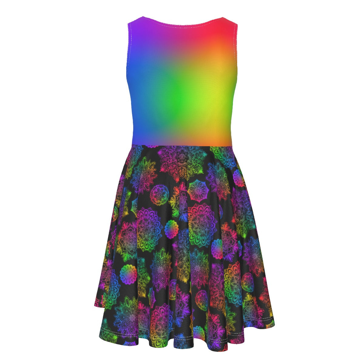 Rainbow Mandala Kid's Dress