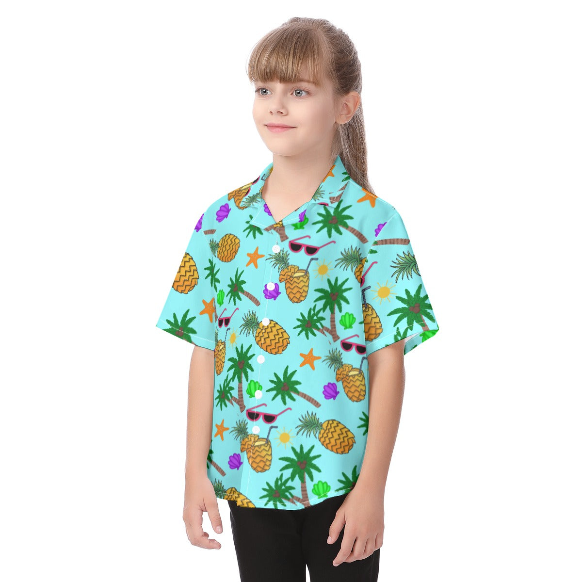 Tropical Getaway Kid's Button Up