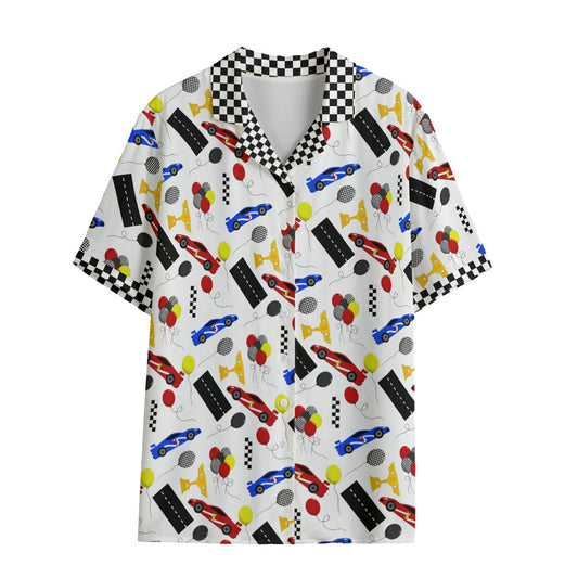 Let's Race! Women's Adult Button Up