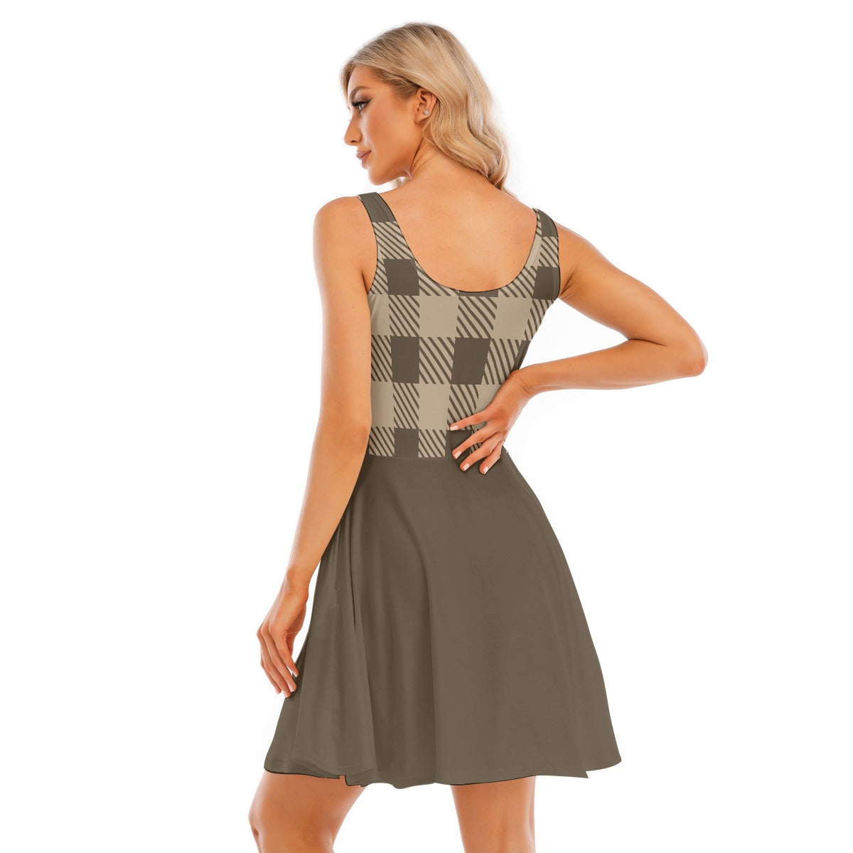 Fall Favorites Adult Dress Plaid