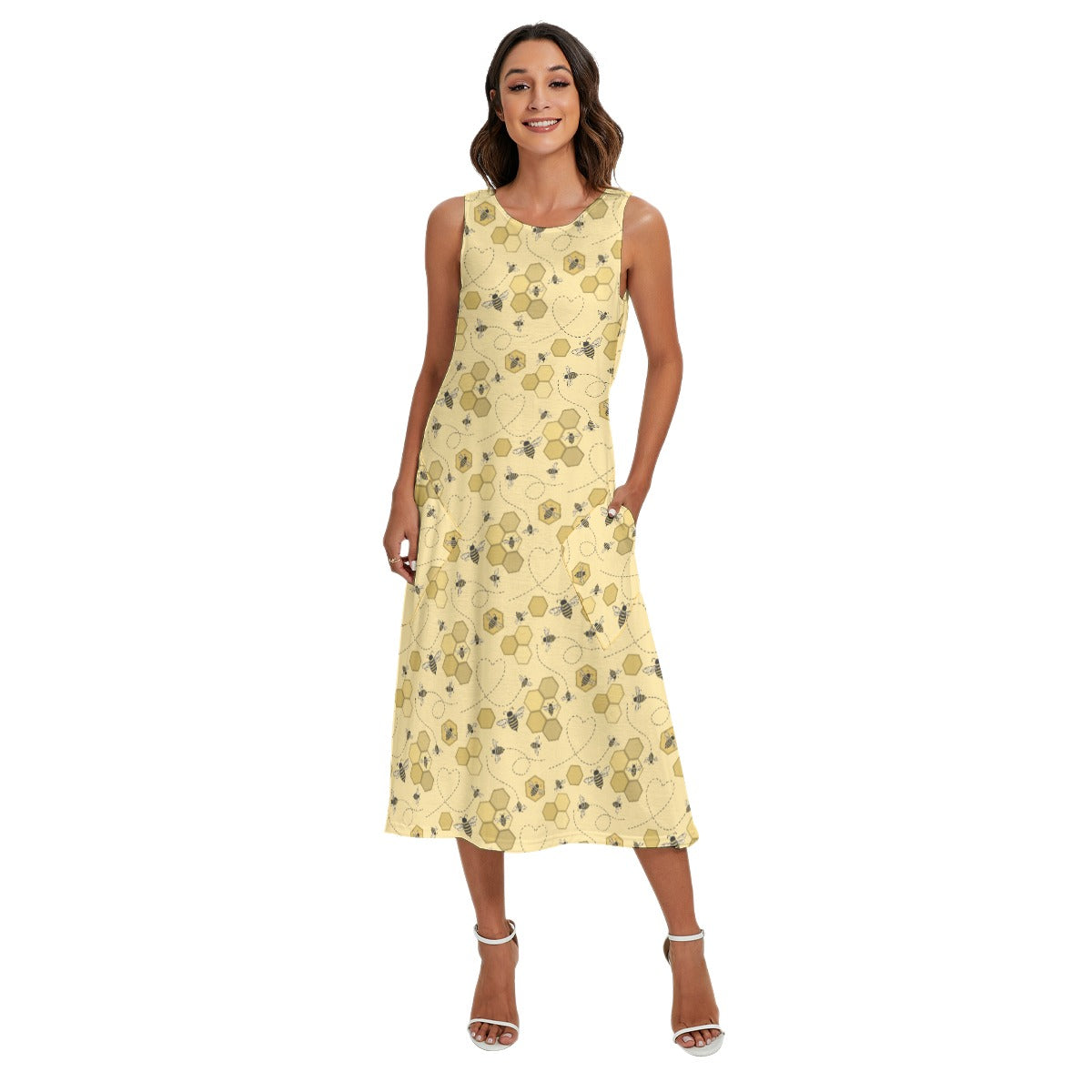 Bee-utiful Adult Tank Dress