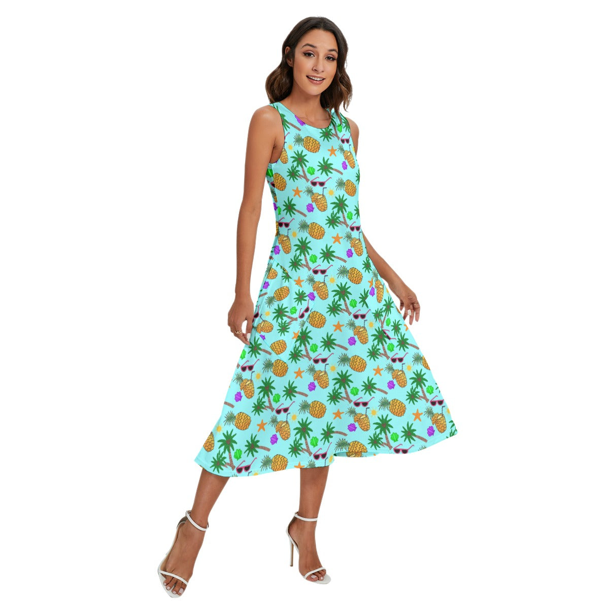 Tropical Getaway Adult Tank Dress