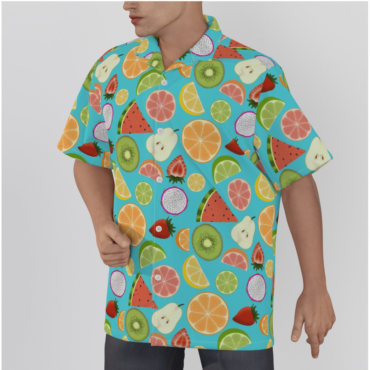 Tropical Twist Adult Button Up