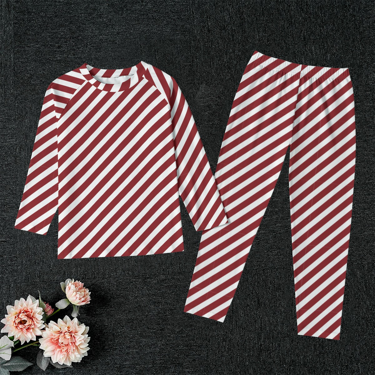 Kid's Candy Cane Jammies