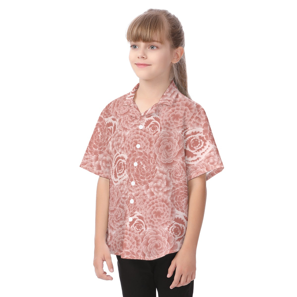 Mama Floral Kid's Button Up